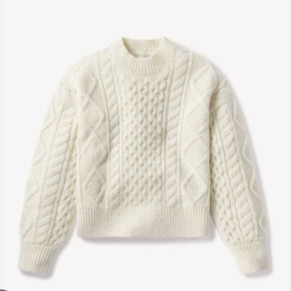 Buck Mason Highland Alpaca Cable Crew - Picture 2 of 10